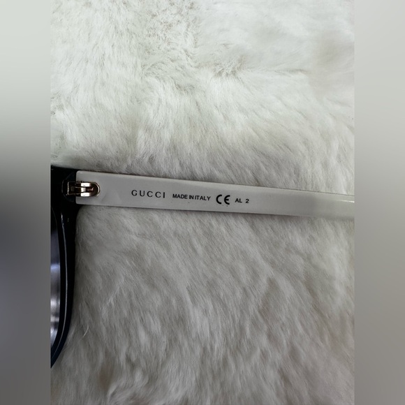 Gucci Dark Blue Oversized Sunglasses main image 6